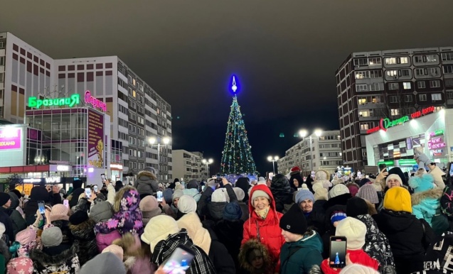 Боровецкий бульварында чыршы ачу