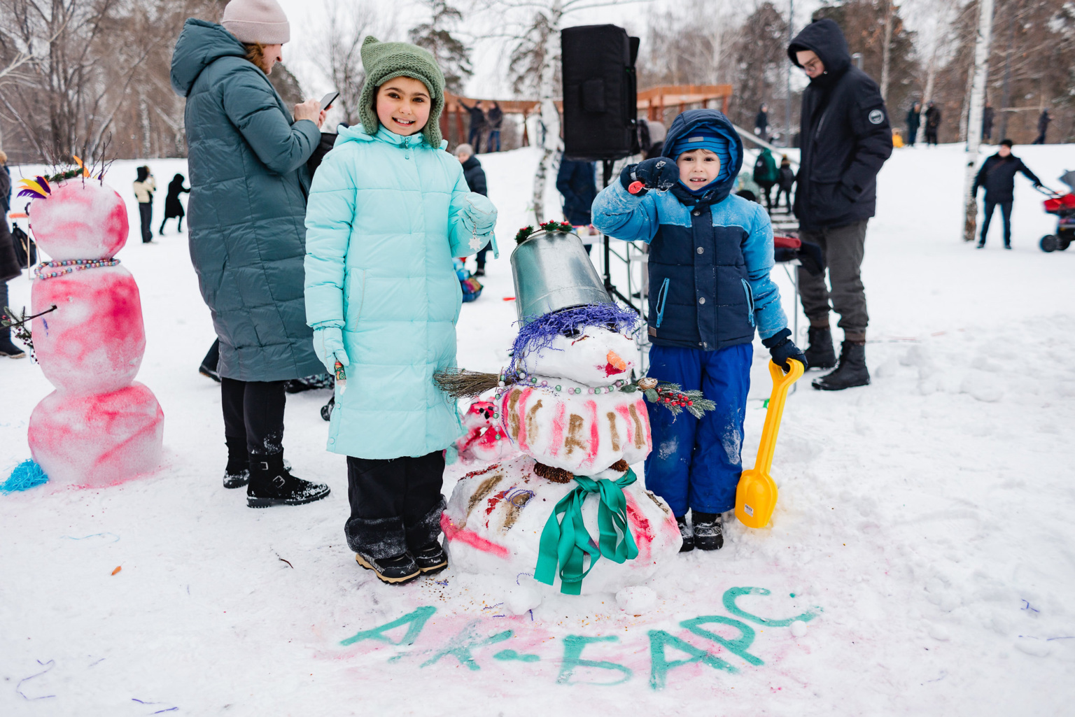 Зимние игры на свежем воздухе