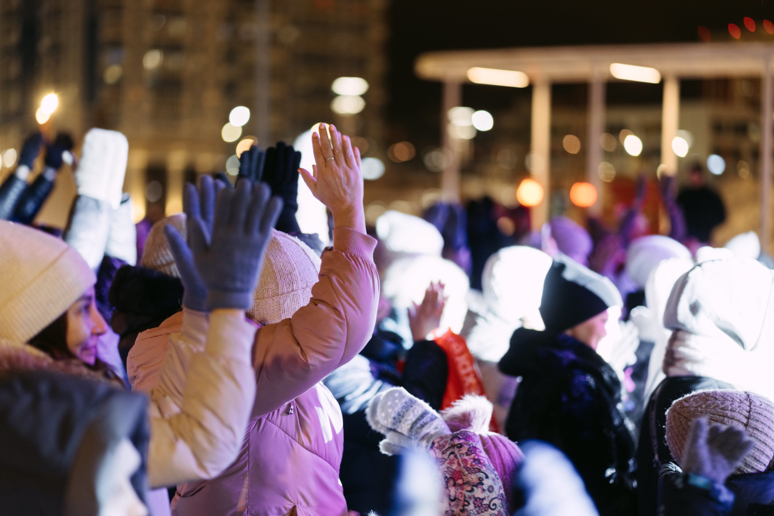 «Казан» Гаилә үзәге янында Яңа ел төне