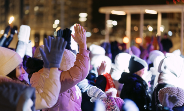 «Казан» Гаилә үзәге янында Яңа ел төне