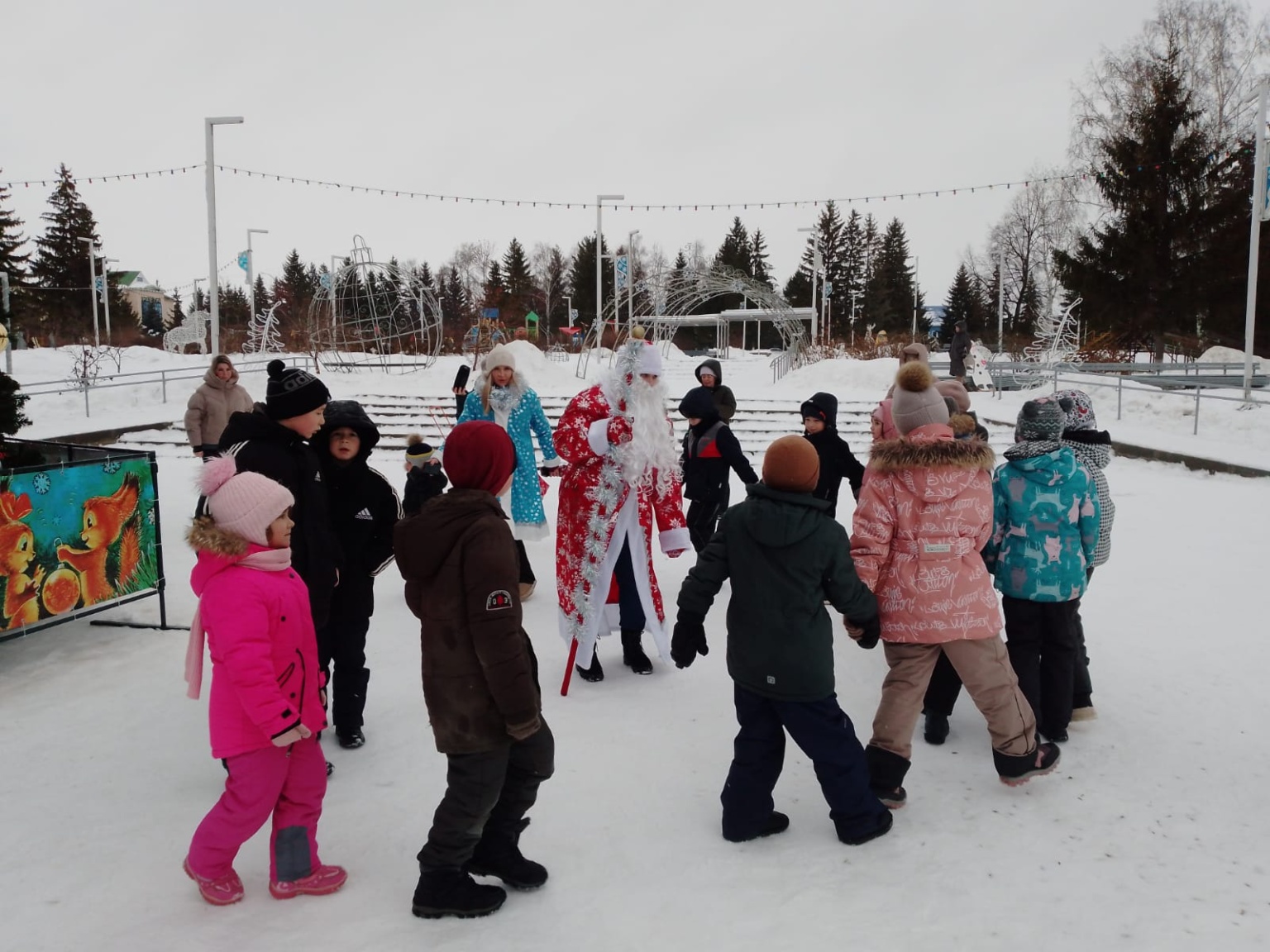 Спортивно-развлекательная  эстафета «Зимние забавы»