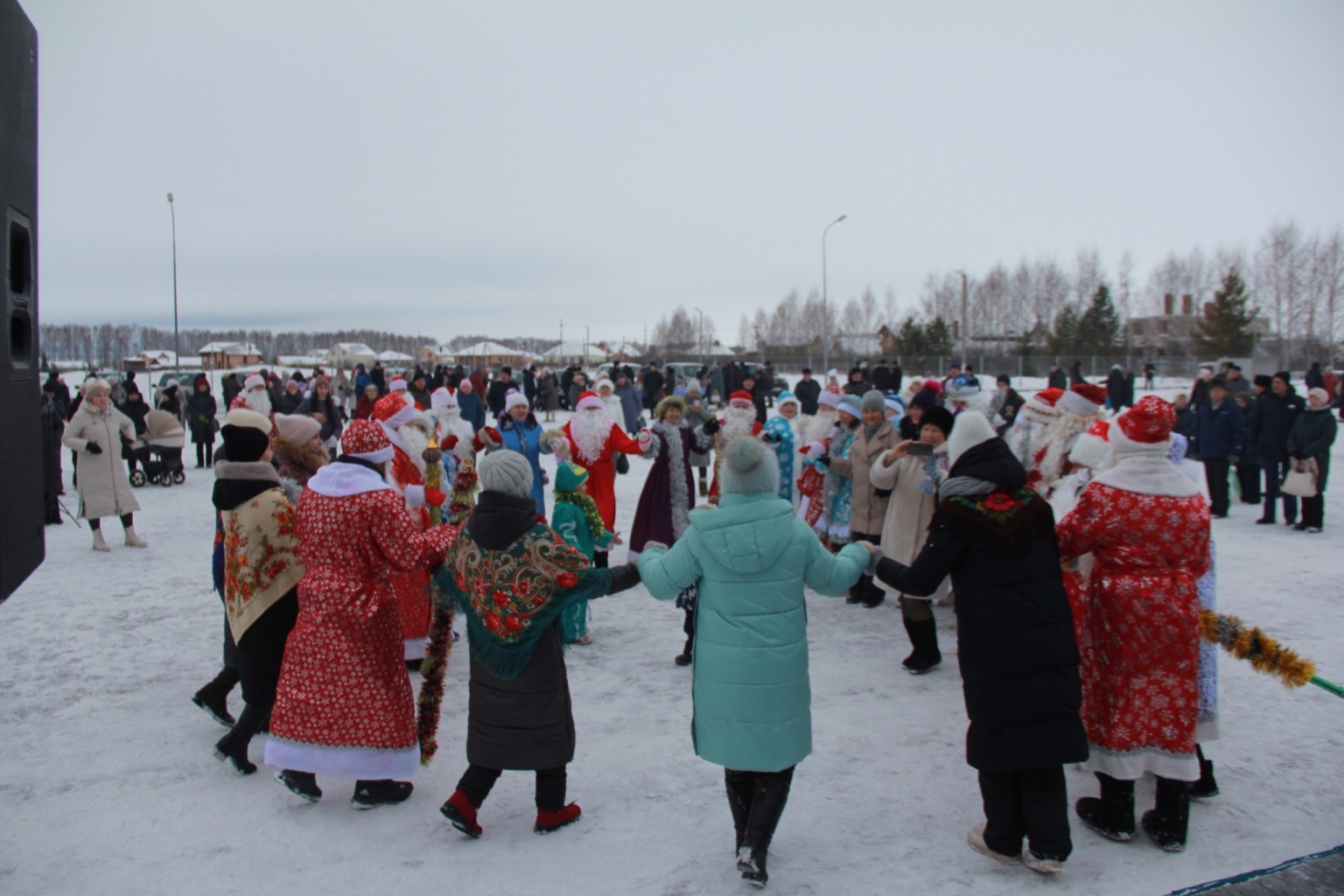 Парад Дедов Морозов и Снегурочек