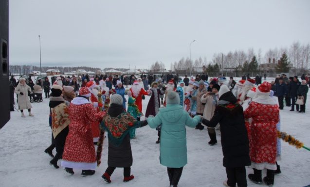 Парад Дедов Морозов и Снегурочек