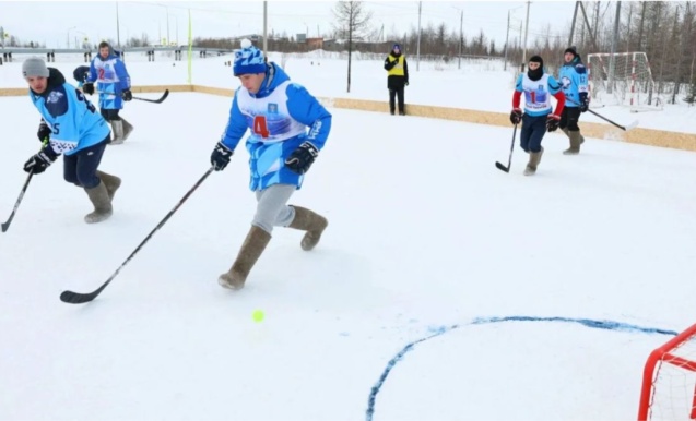 Хоккей в валенках