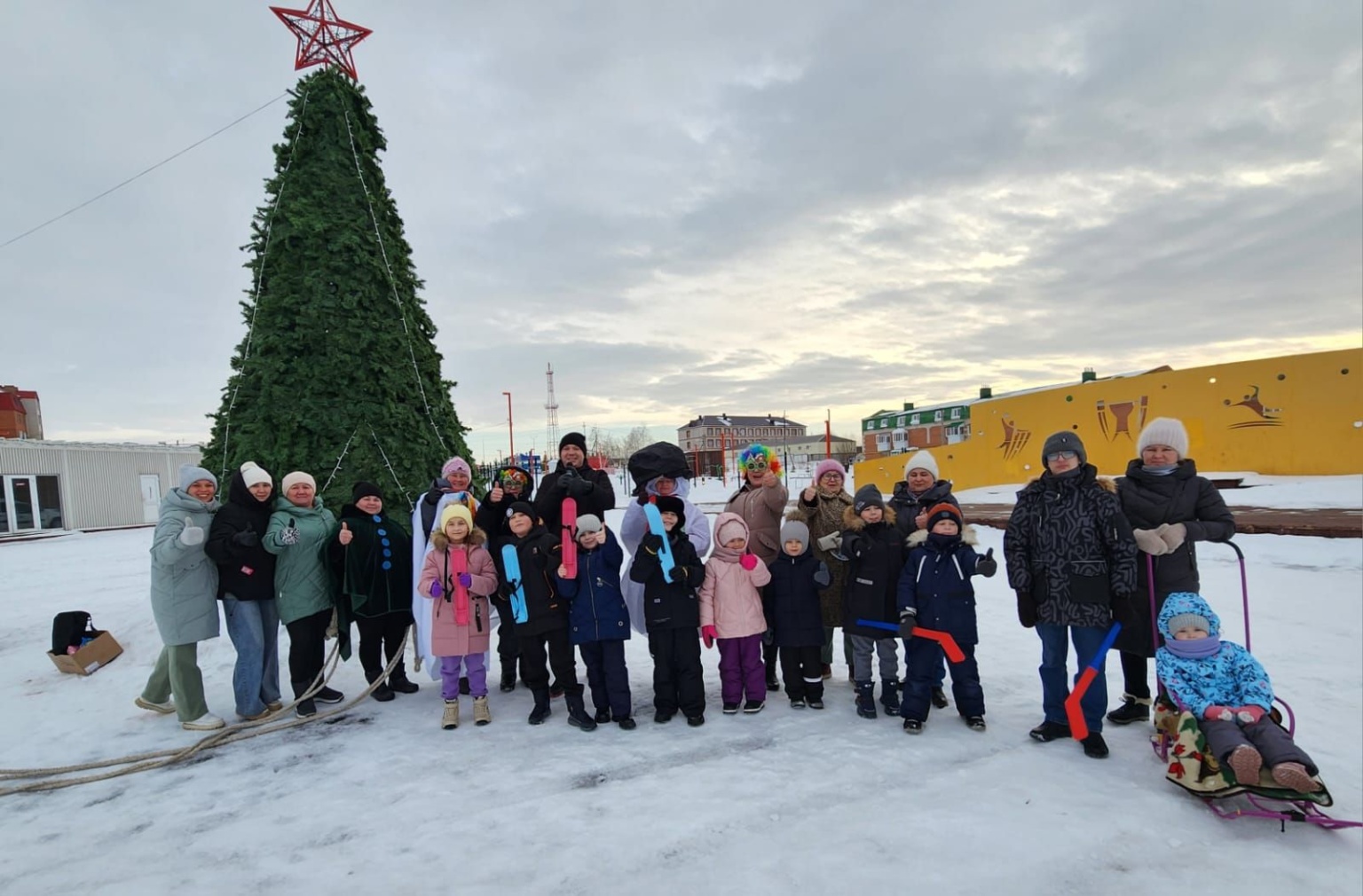 Игры на свежем воздухе «Зимние забавы»