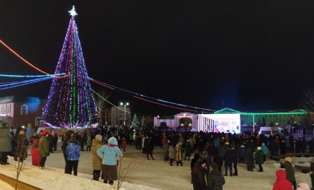Открытие центральной районной Ёлки