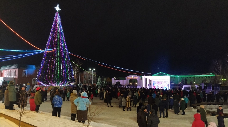 Открытие центральной районной Ёлки