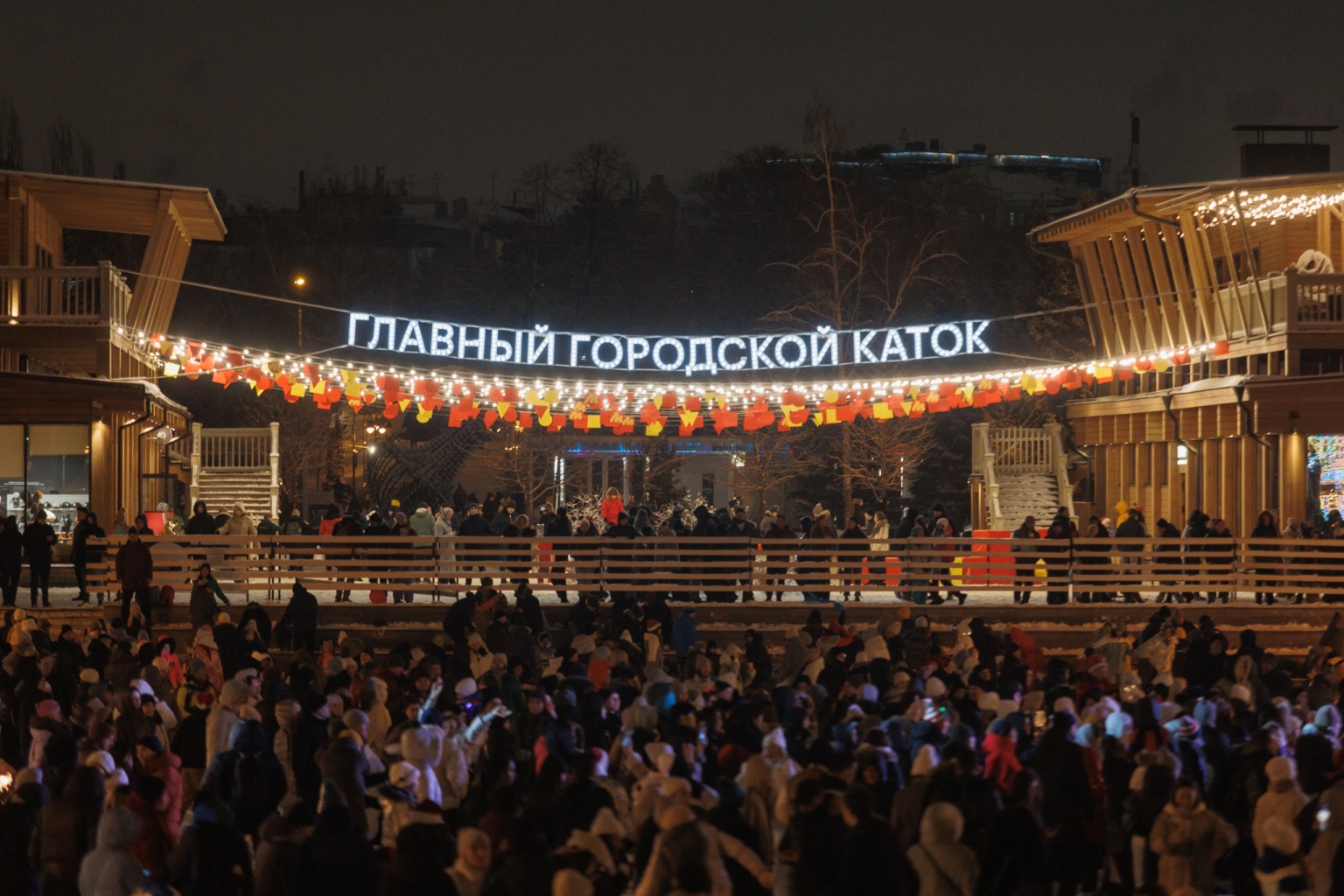 Новогодняя ночь на катке