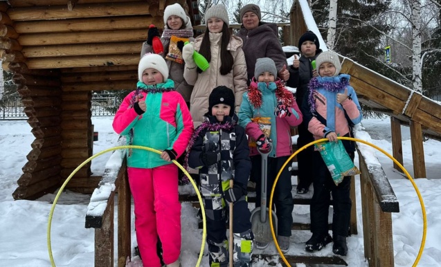 Активные игры на свежем воздухе «Зимние забавы»