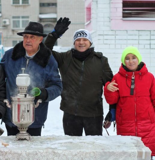 Парки и дворы Татарстана зимой