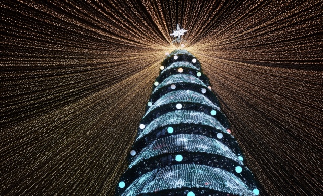 Новогодняя ночь у Центра семьи «Казан»