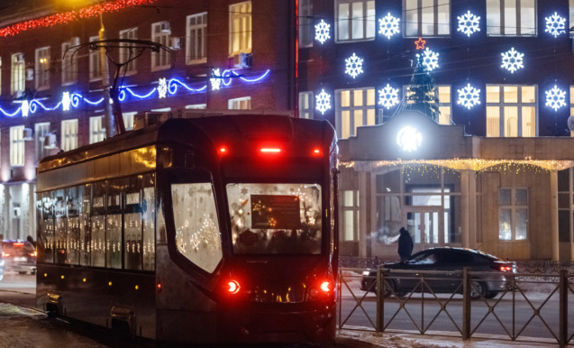 Волшебный трамвай Деда Мороза