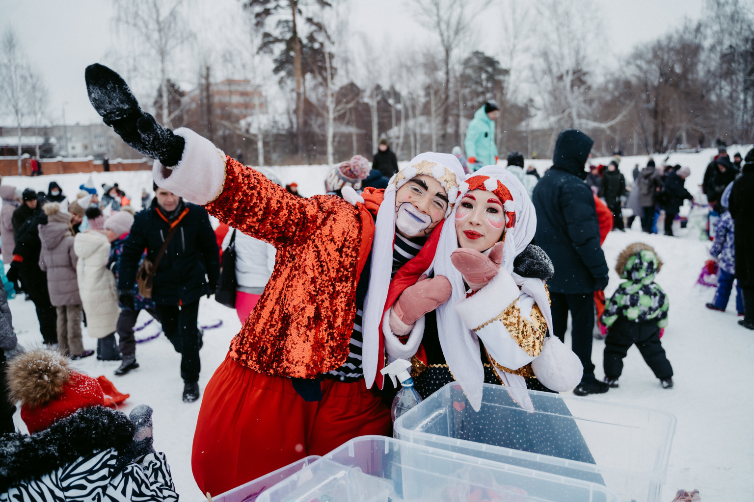 Снежная карусель