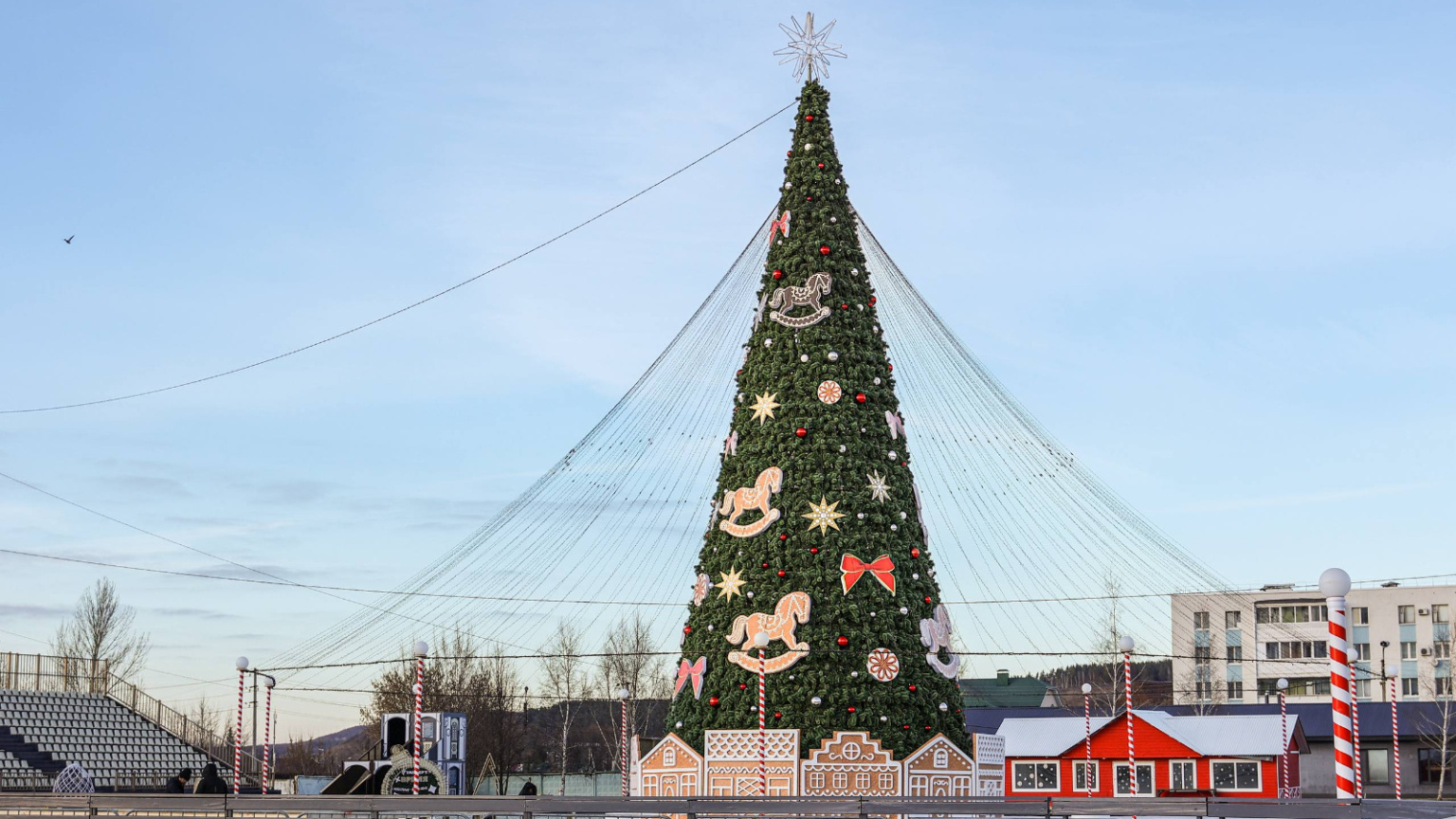 Төп шәһәр чыршысын ачу