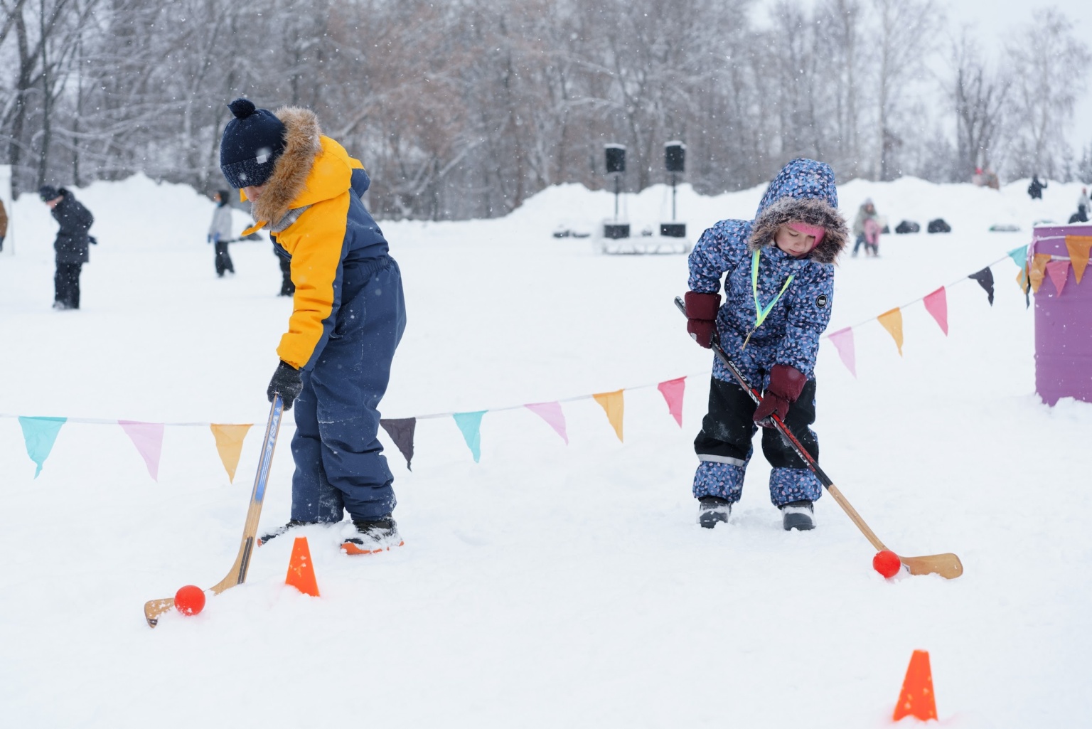 Кышкы гриль фестивале «Снежки и пирожки»