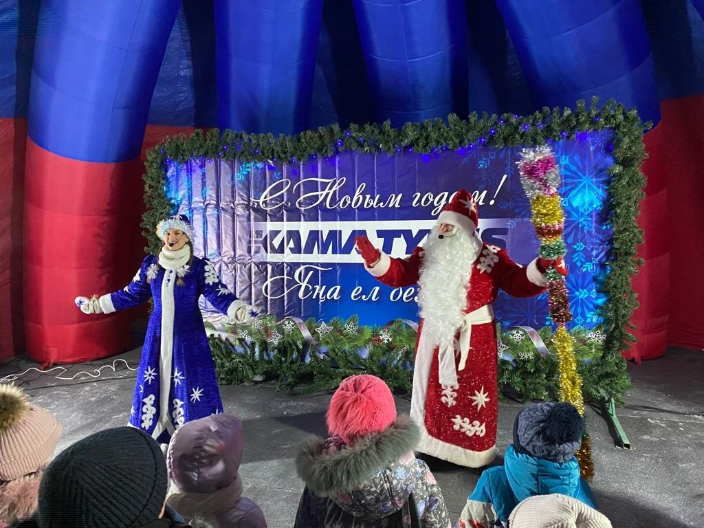 Открытие елочного городка в сквере «Шинник»