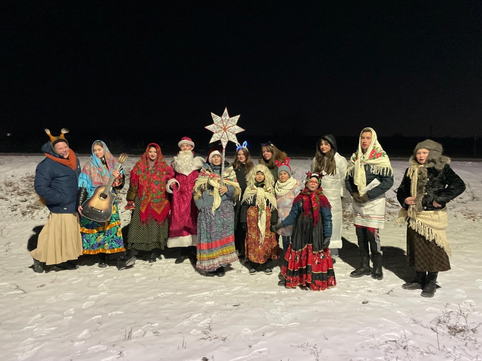 Наступили Святки - начались колядки