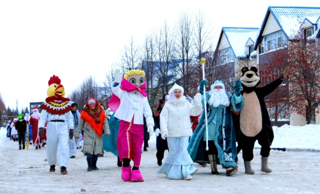 Грандиозный Парад Дедов Морозов!