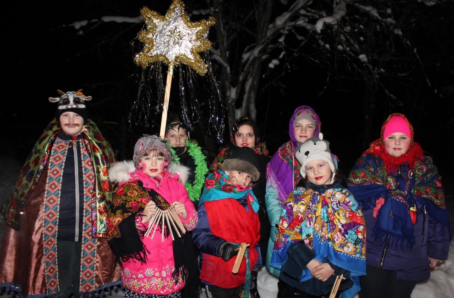 У зимы в Святки - свои порядки