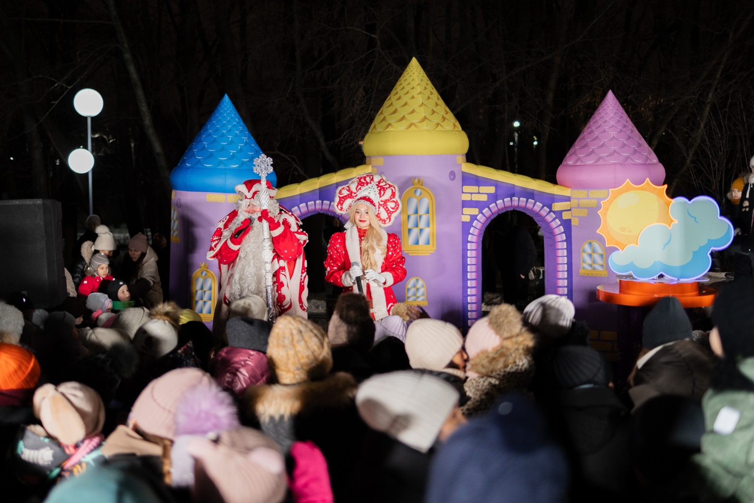 Открытие елки в парке у ЖК «Салават купере»