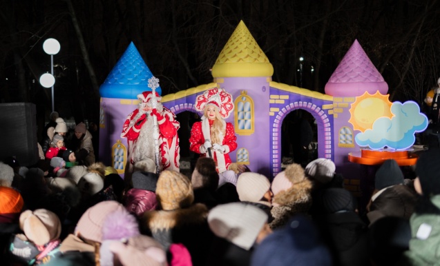 Открытие елки в парке у ЖК «Салават купере»