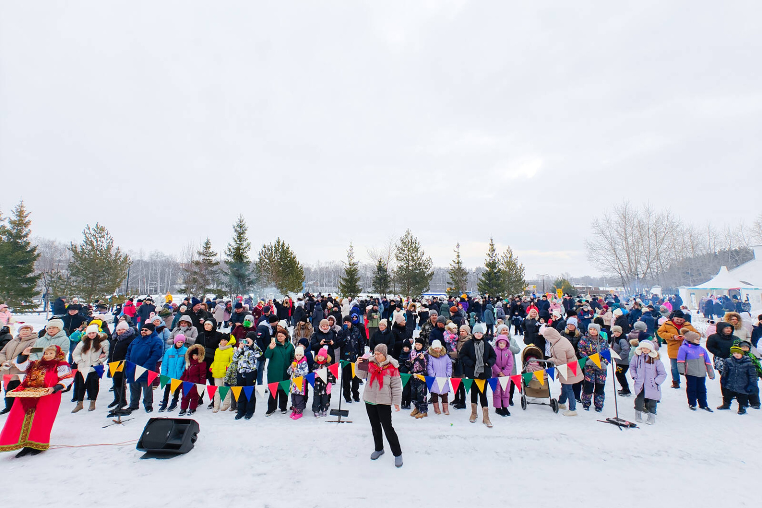 Костер да печь! Удалая масленица!