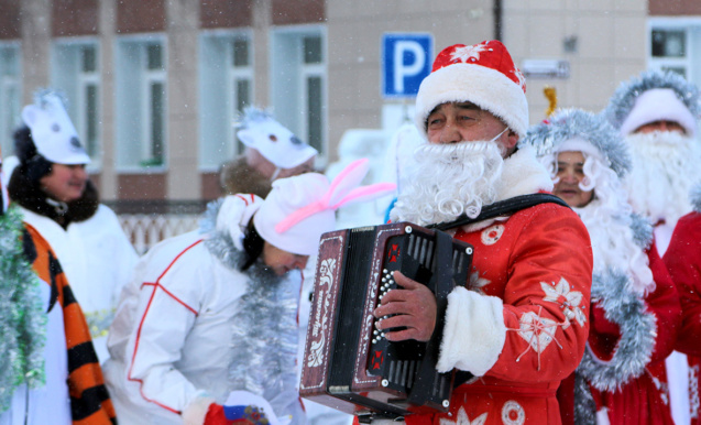 Самое новогоднее село