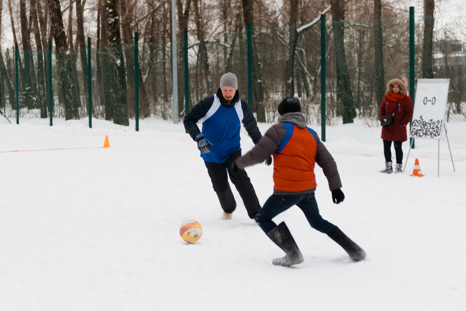 Футбол в валенках