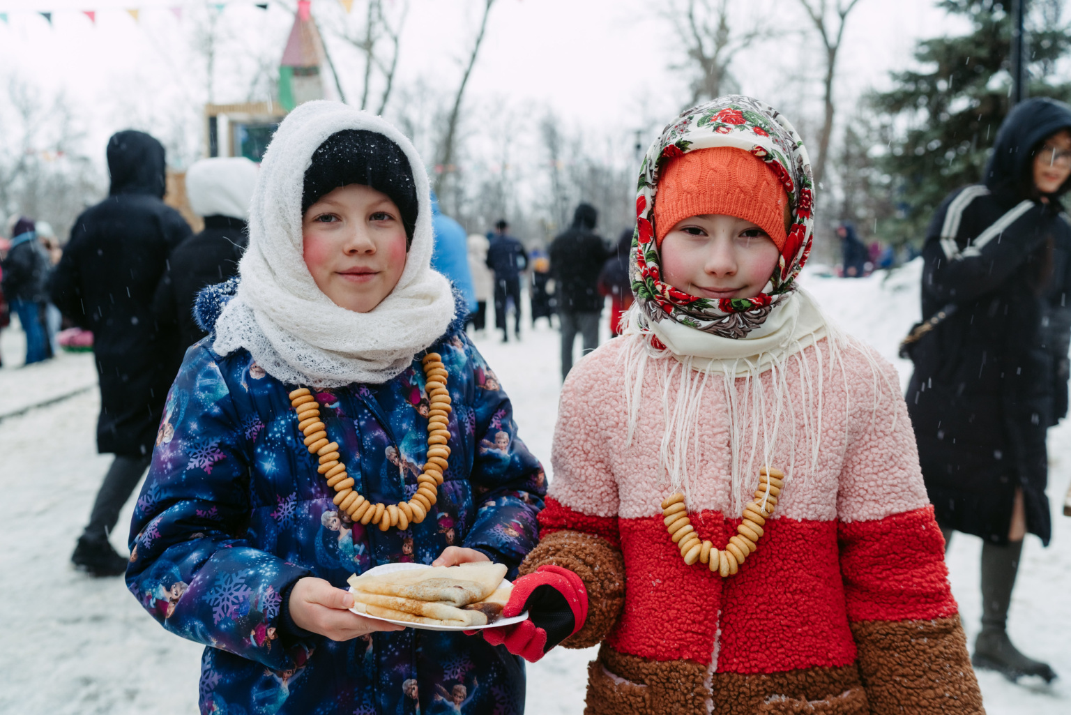 Праздник проводов зимы на бульваре по ул. Серова