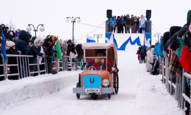 Фестиваль креативных саней SunnyФест в Мамадыше