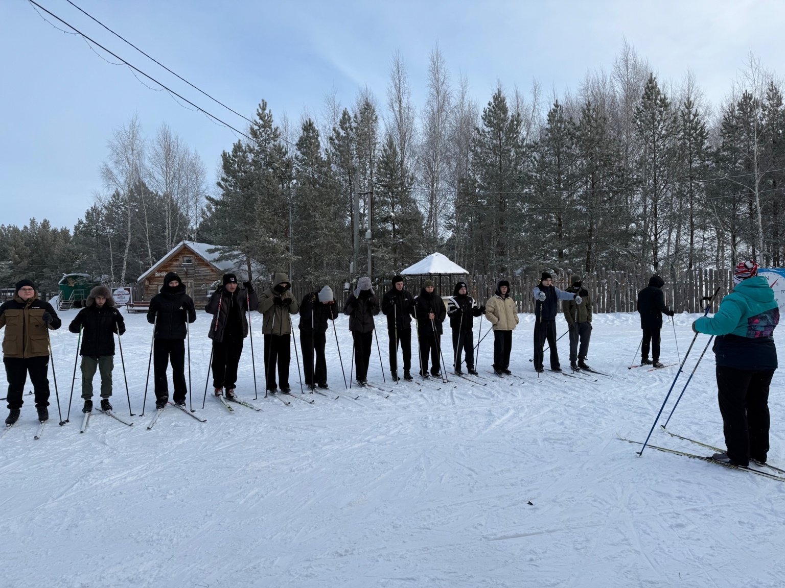 Соревнования по лыжным гонкам среди сельских жителей