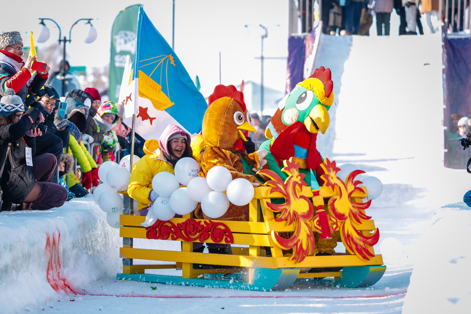 «SunnyФЕСТ»: юбилейный фестиваль креативных саней в рамках проекта «Зима в Татарстане»